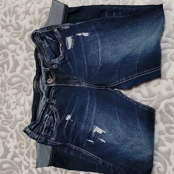 Silver Capri Jeans - Picture 2 of 4